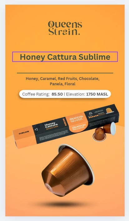 Honey Caturra – Sublime (capsules 10)